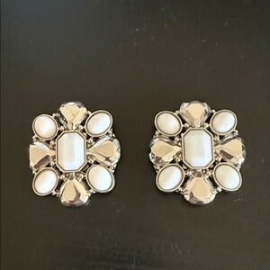 Lindsay Phillips Silver and White Interchangeable Snaps!